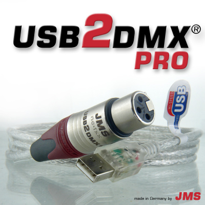 USB2DMX PRO Interface Seitlich