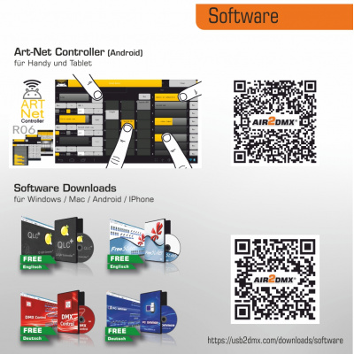 AIR2DMX PRO WLAN Wireless DMX Interface ArtNet Node