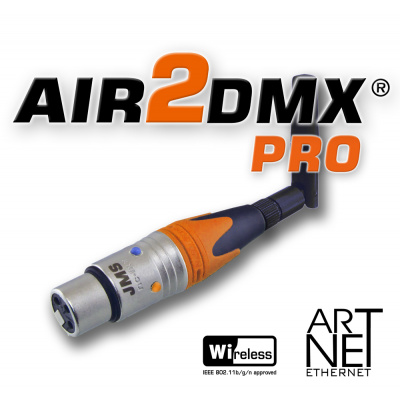 AIR2DMX PRO WLAN Wireless DMX Interface ArtNet Node